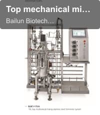 Top mechanical mixing stainless steel fermenter
