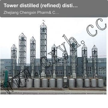 Tower distilled (refined) distilled system