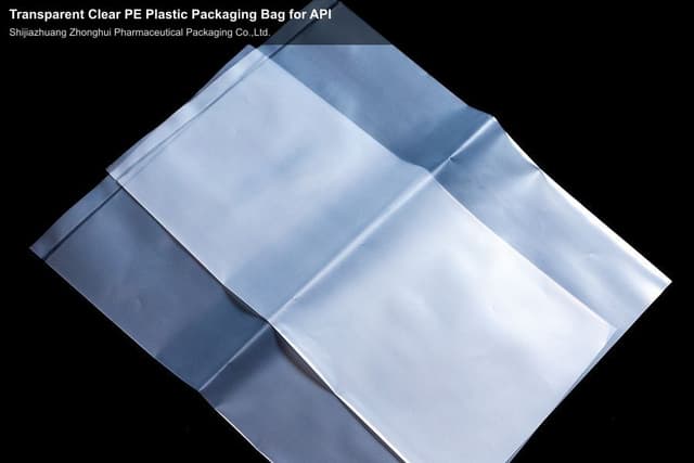 Transparent Clear PE Plastic Packaging Bag for API