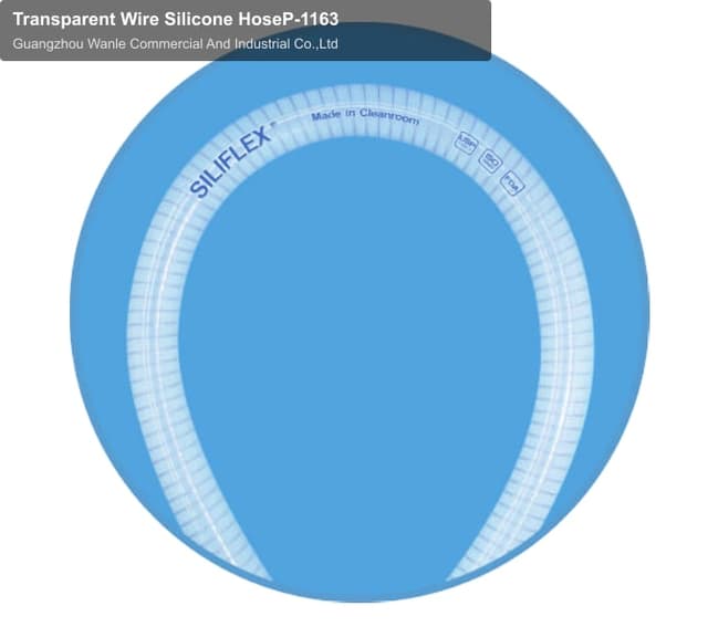 Transparent Wire Silicone HoseP-1163