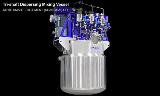 Tri-shaft Dispersing Mixing Vessel