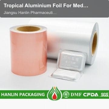 Tropical Aluminium Foil For Medicine Packing Material