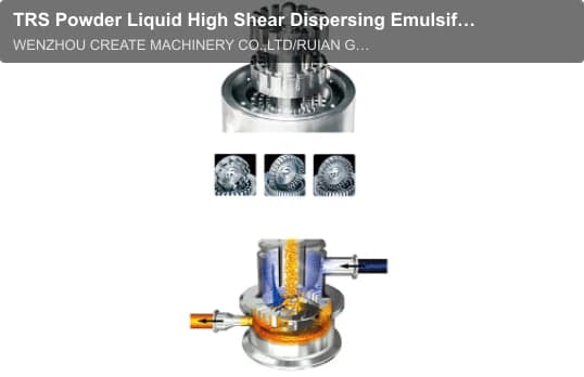 TRS Powder Liquid High Shear Dispersing Emulsifier