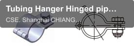 Tubing Hanger Hinged pipe clamp (Round)
