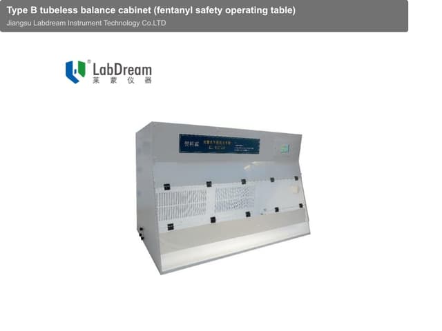 Type B tubeless balance cabinet (fentanyl safety operating table)