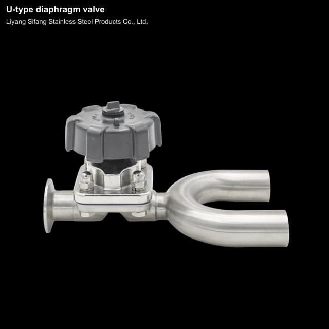 U-type diaphragm valve