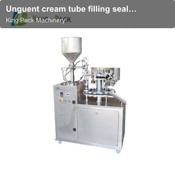 Unguent cream tube filling sealing machine