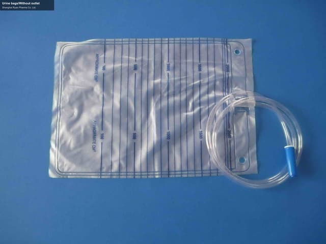 Urine bags/Without outlet