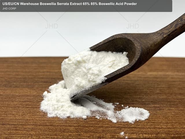 US/EU/CN Warehouse Boswellia Serrata Extract 65% 85% Boswellic Acid Powder