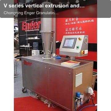 V series vertical extrusion and rounding machine