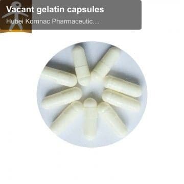 Vacant gelatin capsules