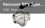 Vaccuum BFV Type Purity Ball Valve