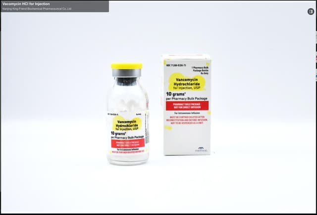 Vacomycin HCl for Injection