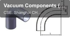 Vacuum Components (A size) SCF 90° ELBOW