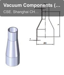 Vacuum Components (A size) SCF CONCENTRIC REDUCER