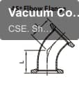Vacuum Components (USA type) 45º 45º Elbow Flange