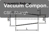 Vacuum Components (USA type) 45º Concentric Reducer