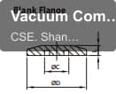 Vacuum Components (USA type) Blank Flange