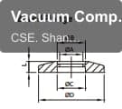 Vacuum Components (USA type) Bored Flange
