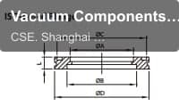 Vacuum Components (USA type) ISO-Bored Flange