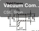 Vacuum Components (USA type) Weld Flange