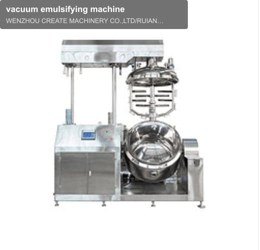 vacuum emulsifying machine