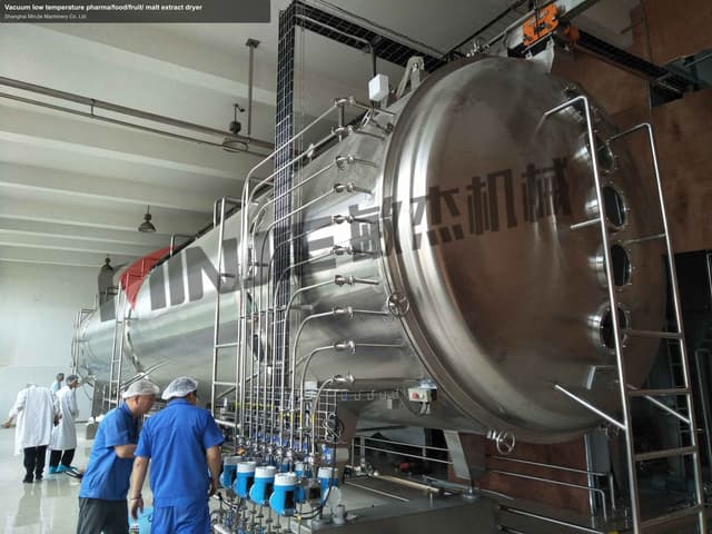 Vacuum low temperature pharma/food/fruit/ malt extract dryer