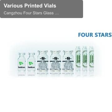 Various Printed Vials
