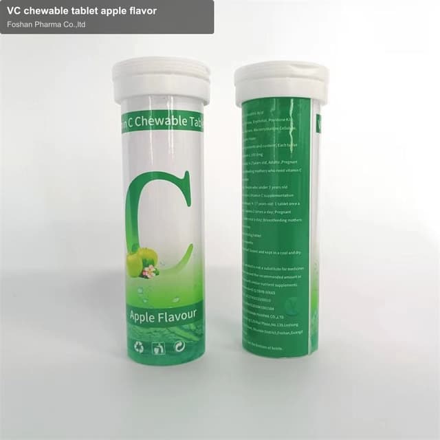 VC chewable tablet apple flavor