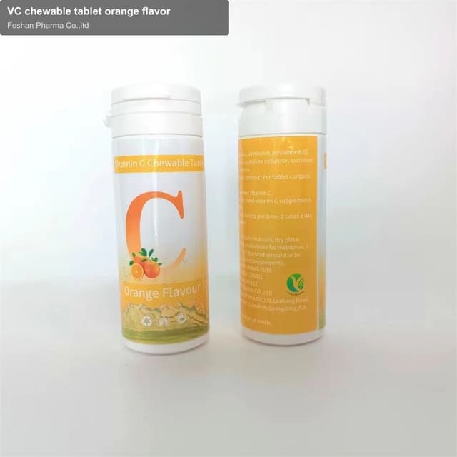 VC chewable tablet orange flavor