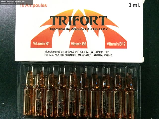 Vitamin B complex injection, 3ml