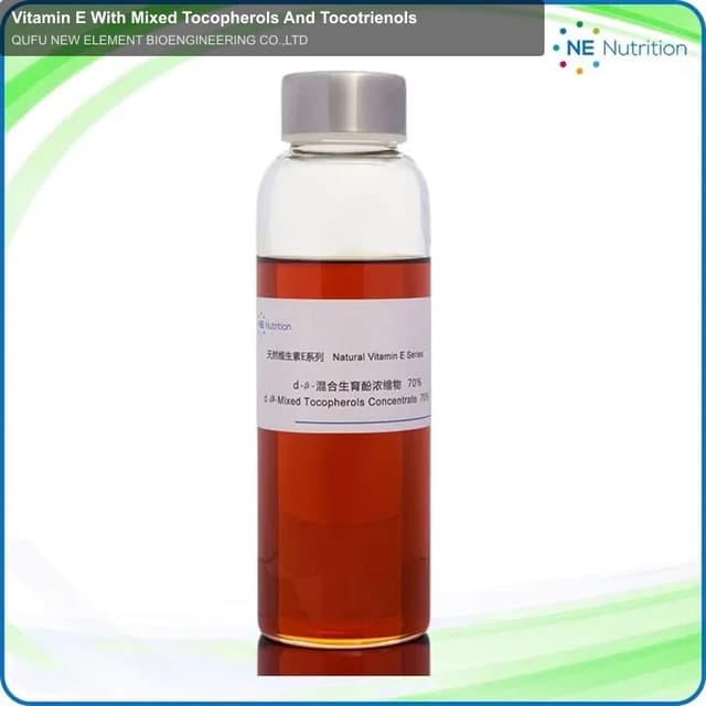 Vitamin E With Mixed Tocopherols And Tocotrienols