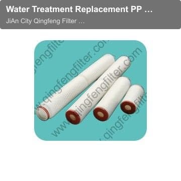 Water Treatment Replacement PP Pleated Filter Cartridge