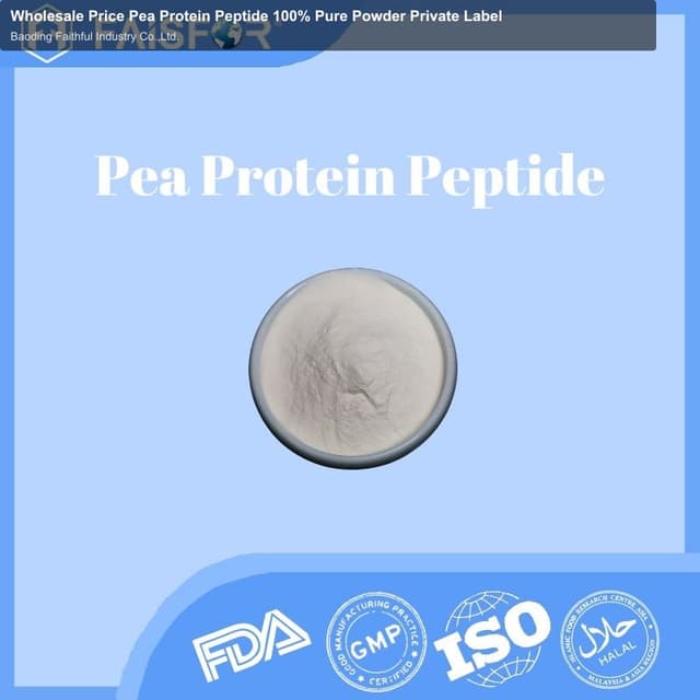 Wholesale Price Pea Protein Peptide 100% Pure Powder Private Label