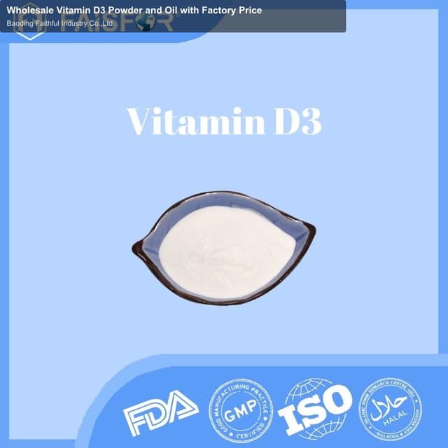 Wholesale Vitamin D3 Powder and Oil with Factory Price