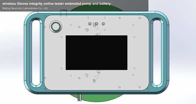 wireless Gloves integrity online tester embreded pump and battery