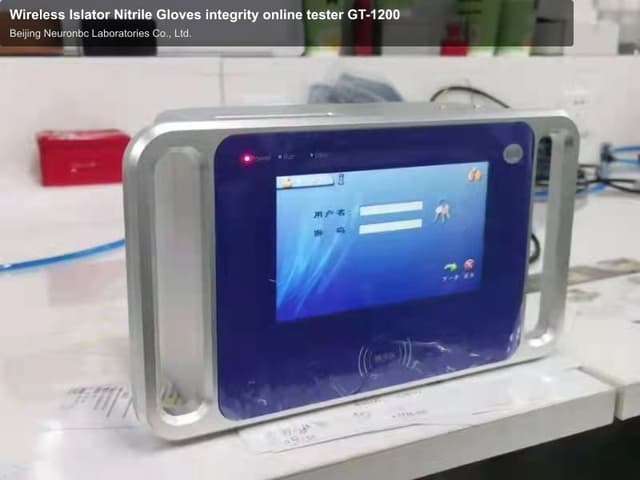 Wireless Islator Nitrile Gloves integrity online tester GT-1200