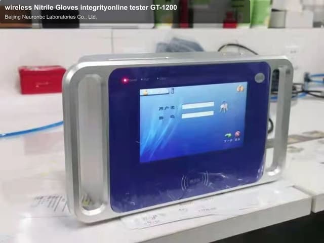 wireless Nitrile Gloves integrityonline tester GT-1200