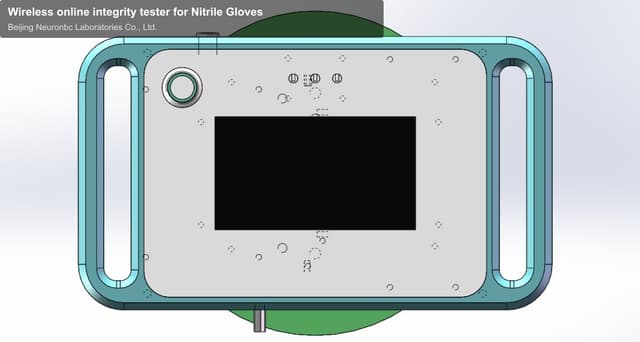 Wireless online integrity tester for Nitrile Gloves