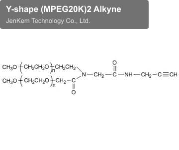 Y-shape (MPEG20K)2 Alkyne