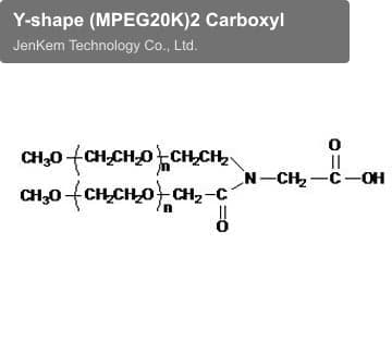 Y-shape (MPEG20K)2 Carboxyl