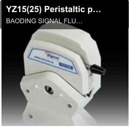 YZ15(25) Peristaltic pump ...