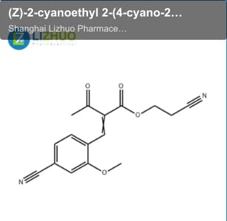 (Z)-2-cyanoethyl 2-(4-cyano-2-methoxybenzylidene)-3-oxobutanoate(004)