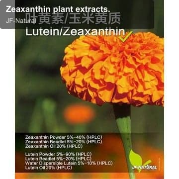 Zeaxanthin plant extracts.