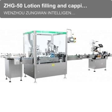 ZHG-50 Lotion filling and capping machine