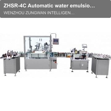 ZHSR-4C Automatic water emulsion filling and capping machine
