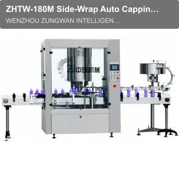 ZHTW-180M Side-Wrap Auto Capping Machine Application: This machine is designed to handle Trigger Sp