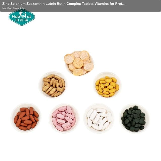 Zinc Selenium Zeaxanthin Lutein Rutin Complex Tablets Vitamins for Protect Eyes