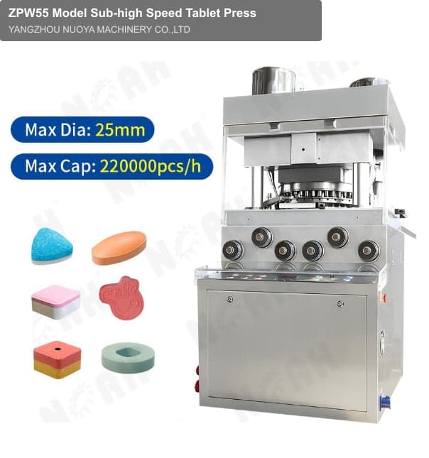 ZPW55 Model Sub-high Speed Tablet Press
