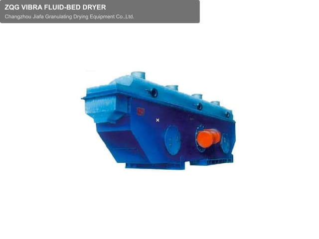 ZQG VIBRA FLUID-BED DRYER